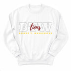 Booker T Washington Lions Campus Crewneck - Layflat