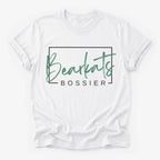 Bossier Bearkats Framed Mascot Tee in White