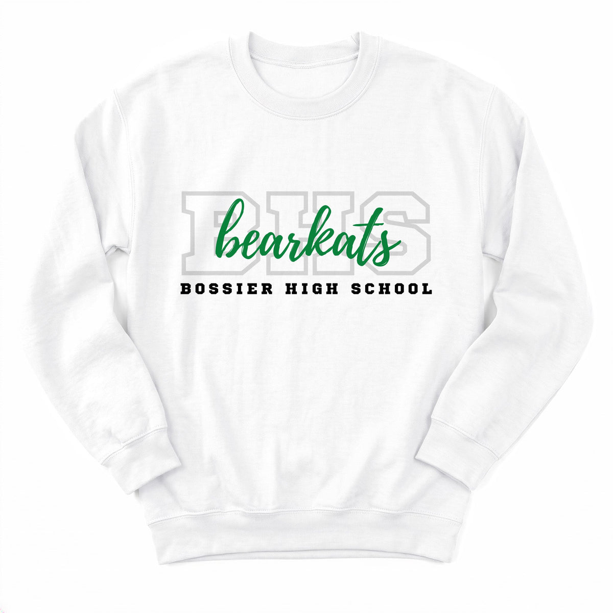 Bossier Bearkats Campus Crewneck - Layflat