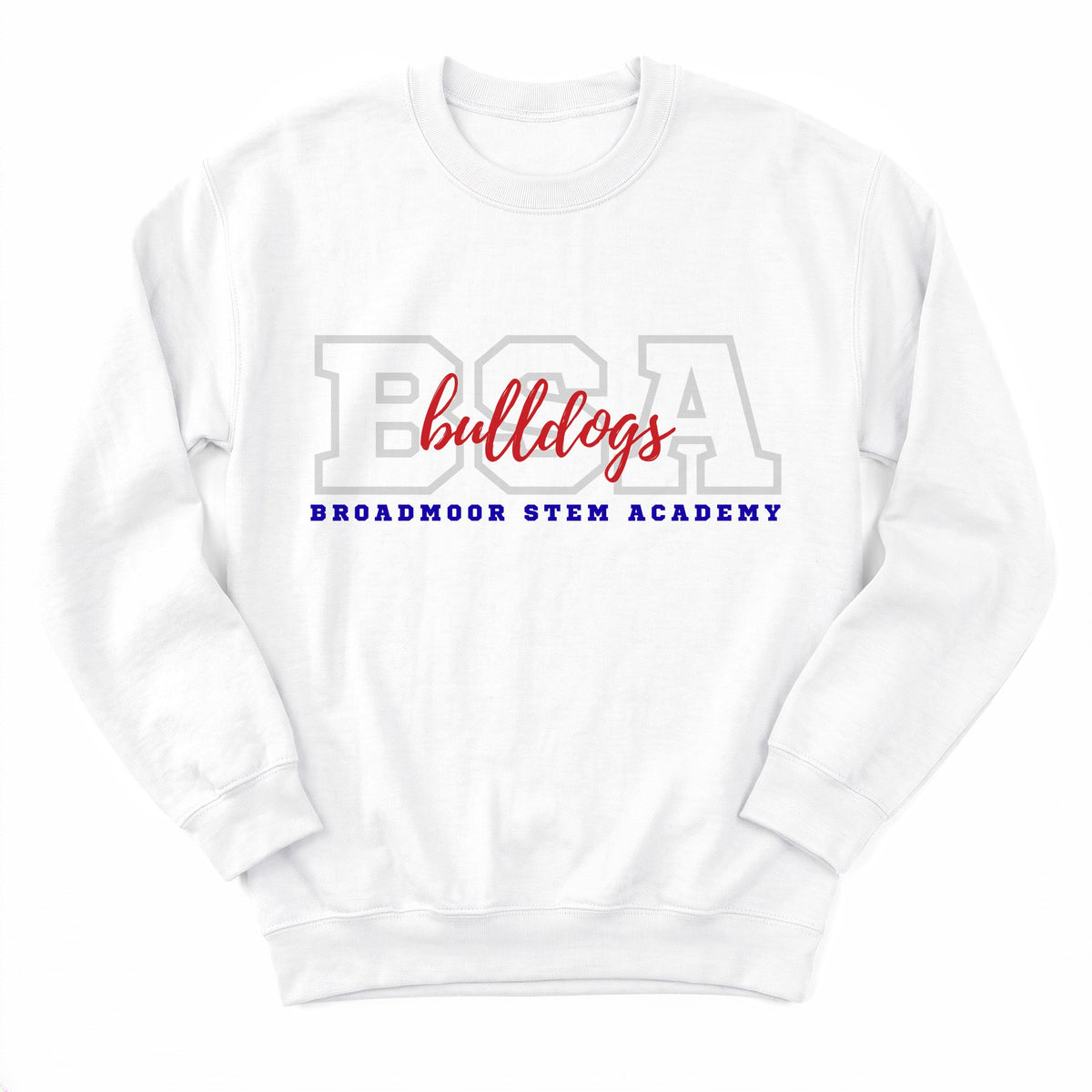 Broadmoor Bulldogs Campus Crewneck - Layflat