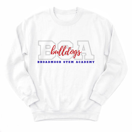 Broadmoor Bulldogs Campus Crewneck - Layflat