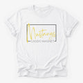 Caddo Magnet Mustangs Framed Mascot Tee in white