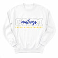 Caddo MM Mustangs Campus Crewneck - Layflat