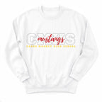 Caddo Magnet Mustangs Campus Crewneck - Layflat