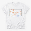 Cope Cougars Framed Mascot Tee in white