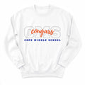 Cope Cougars Campus Crewneck - Layflat