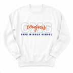 Cope Cougars Campus Crewneck - Layflat