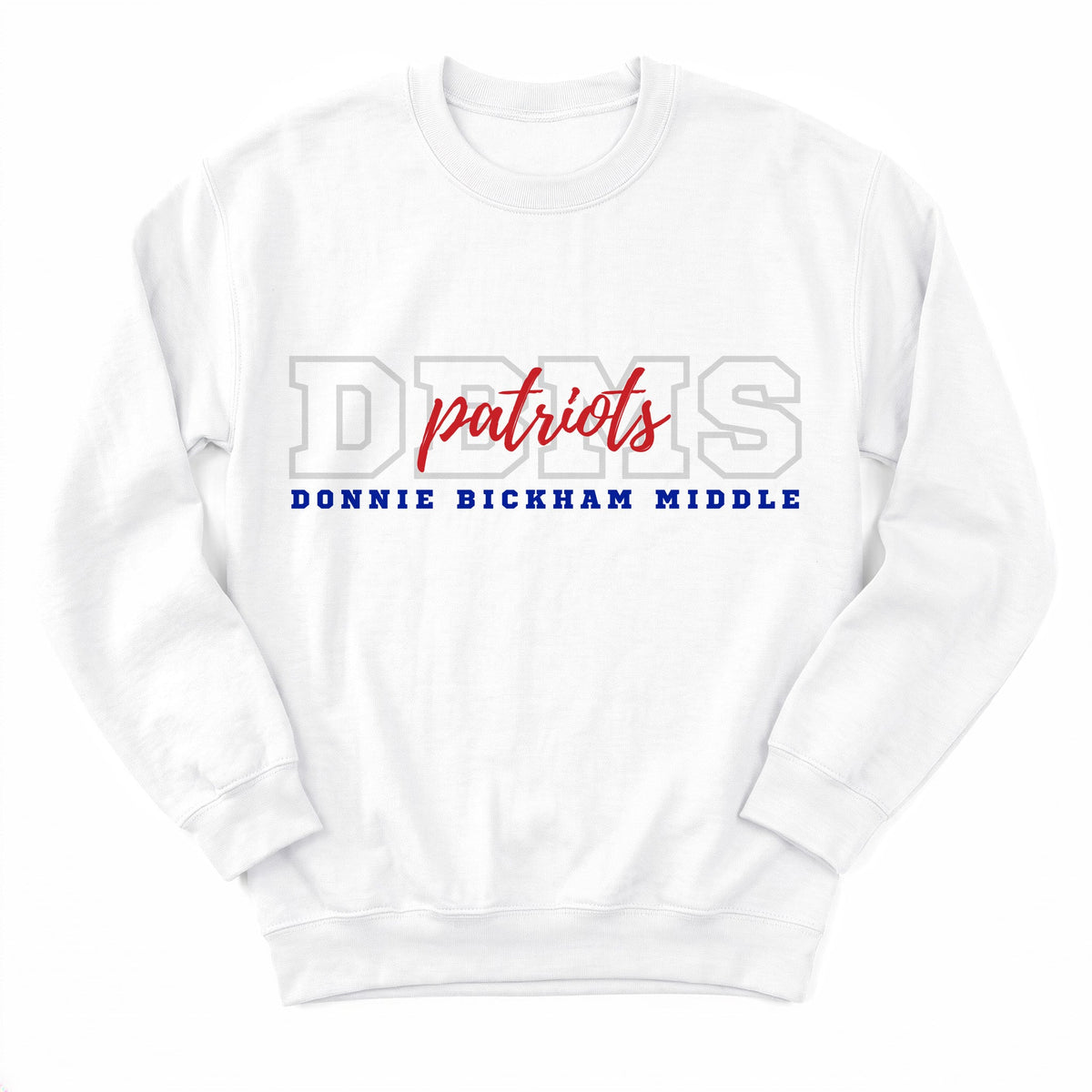 Donnie Bickham Patriots Campus Crewneck - Layflat