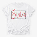 Elm Grove Eagles Framed Mascot Tee in white