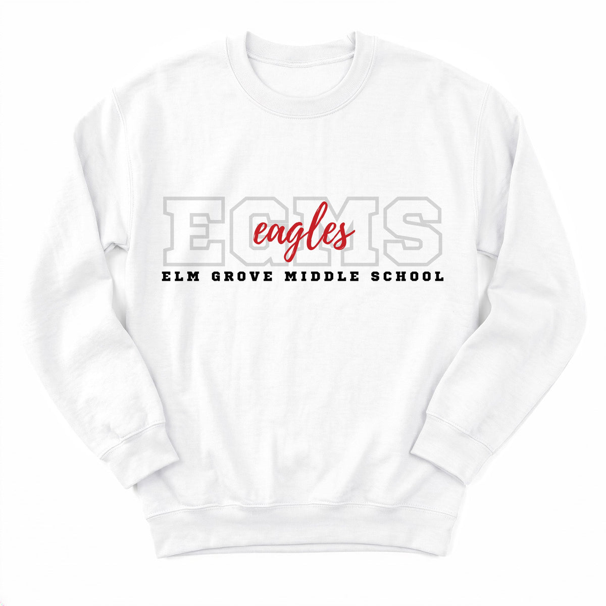 Elm Grove Eagles Campus Crewneck - Layflat
