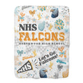 Northwood Falcon's Game Day Sherpa Fleece Blanket