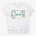 Green Oaks Giants Framed Mascot Tee in white