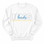 Herndon Hawks Campus Crewneck - Layflat