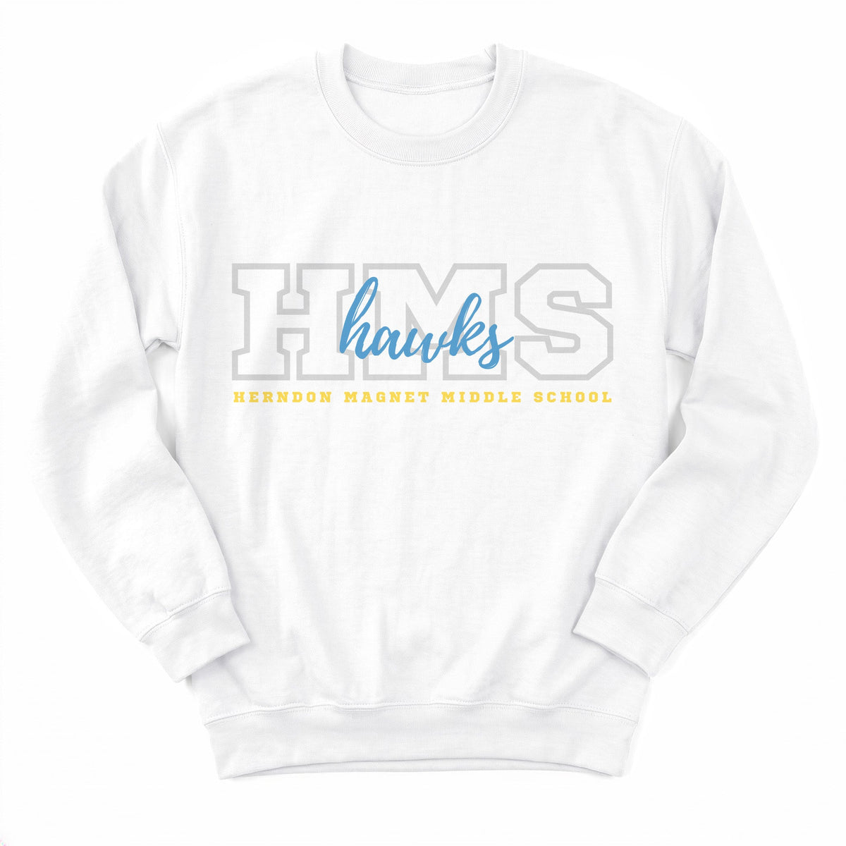 Herndon Hawks Campus Crewneck - Layflat