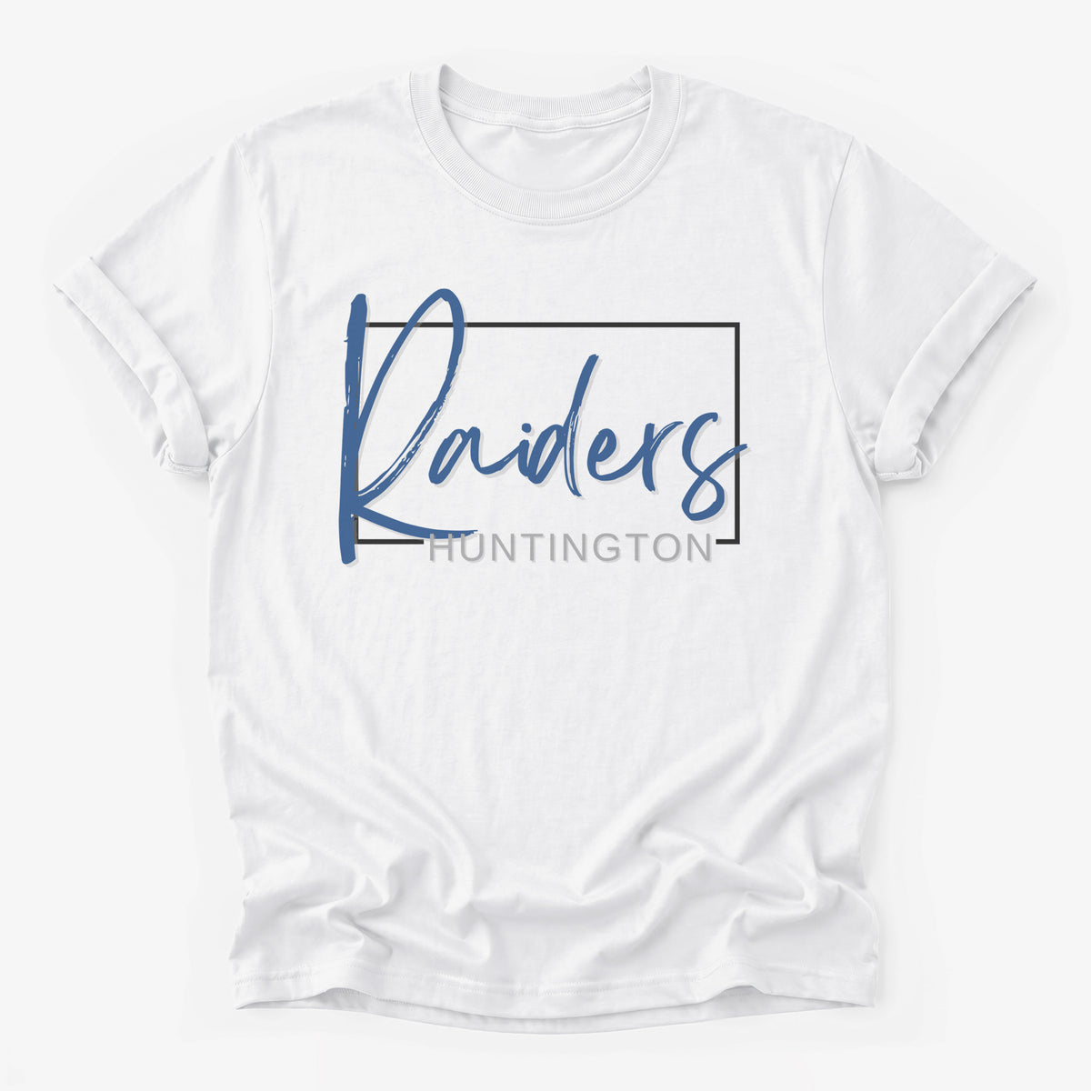 Huntington Raiders Framed Mascot Tee in white