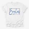 Keithville Eagles Framed Mascot Tee in white