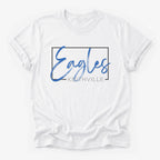 Keithville Eagles Framed Mascot Tee in white