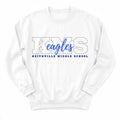 Keithville Eagles Campus Crewneck - Layflat