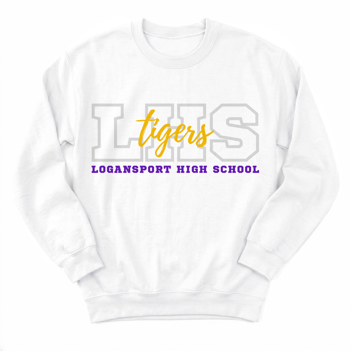 Logansport Tigers Campus Crewneck - Layflat