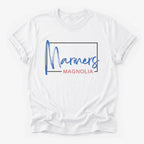 Magnolia Mariners Framed Mascot Tee in white