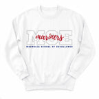 Magnolia Mariners Campus Crewneck - Layflat