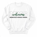 Mansfield MS Wolverines Campus Crewneck - Layflat