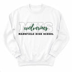 Mansfield Wolverines Campus Crewneck - Layflat
