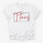 North Caddo Titans Framed Mascot Tee in white
