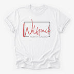 North Caddo Wolfpack Framed Mascot Tee in white