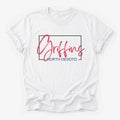 North DeSoto Griffins Framed Mascot Tee in white