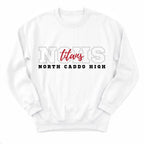 North Caddo Titans Campus Crewneck - Layflat