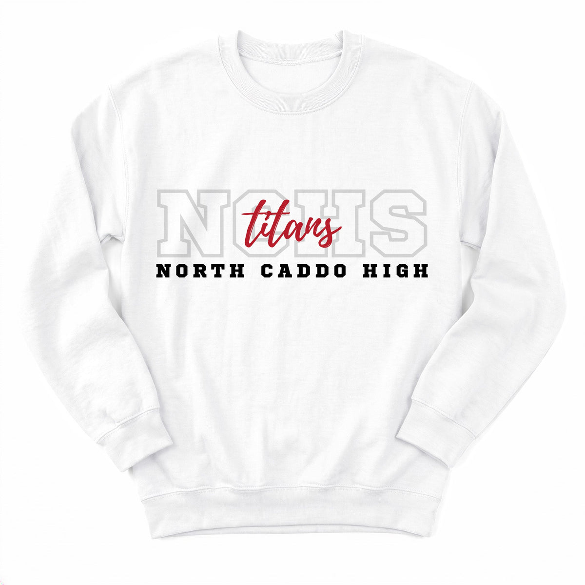 North Caddo Titans Campus Crewneck - Layflat