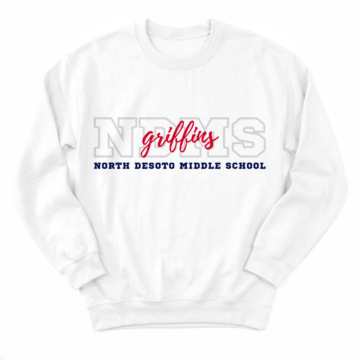 North Desoto MS Griffins Campus Crewneck - Layflat