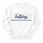 Northside Bulldogs Campus Crewneck - Layflat