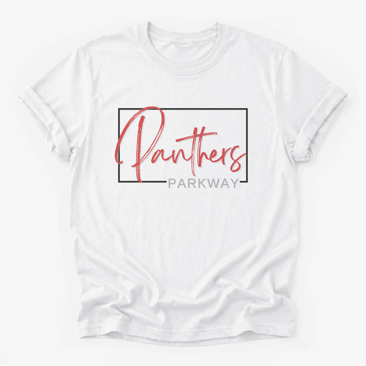 Parkway Panthers Framed Mascot Tee in white