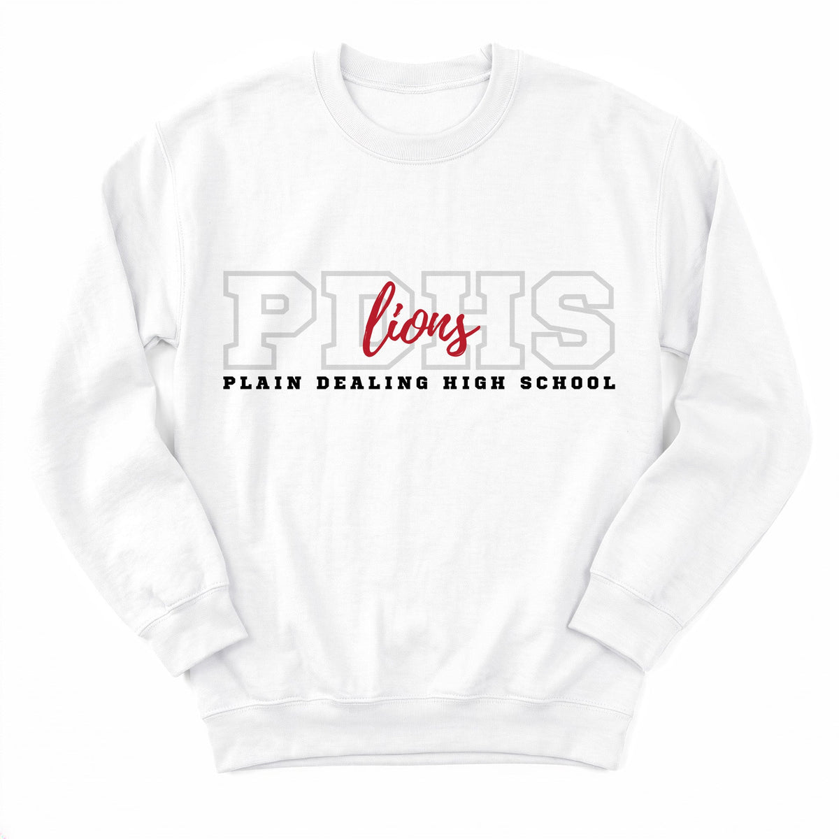 Plain Dealing Lions Campus Crewneck - Layflat