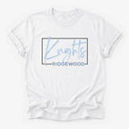 Ridgewood Knights Framed Mascot Tee in white