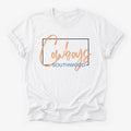 Southwood Cowboys Framed Mascot Tee in white