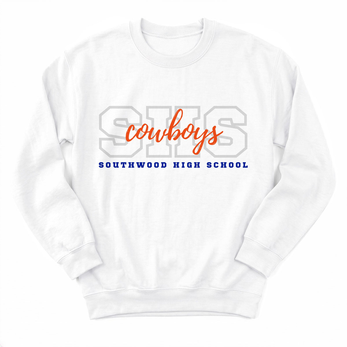 Southwood Cowboys Campus Crewneck - Layflat