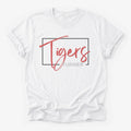 Turner Tigers Framed Mascot Tee in white