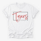 Turner Tigers Framed Mascot Tee in white