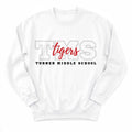 Turner Tigers Campus Crewneck - Layflat