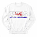 Woodlawn Knights Campus Crewneck - Layflat