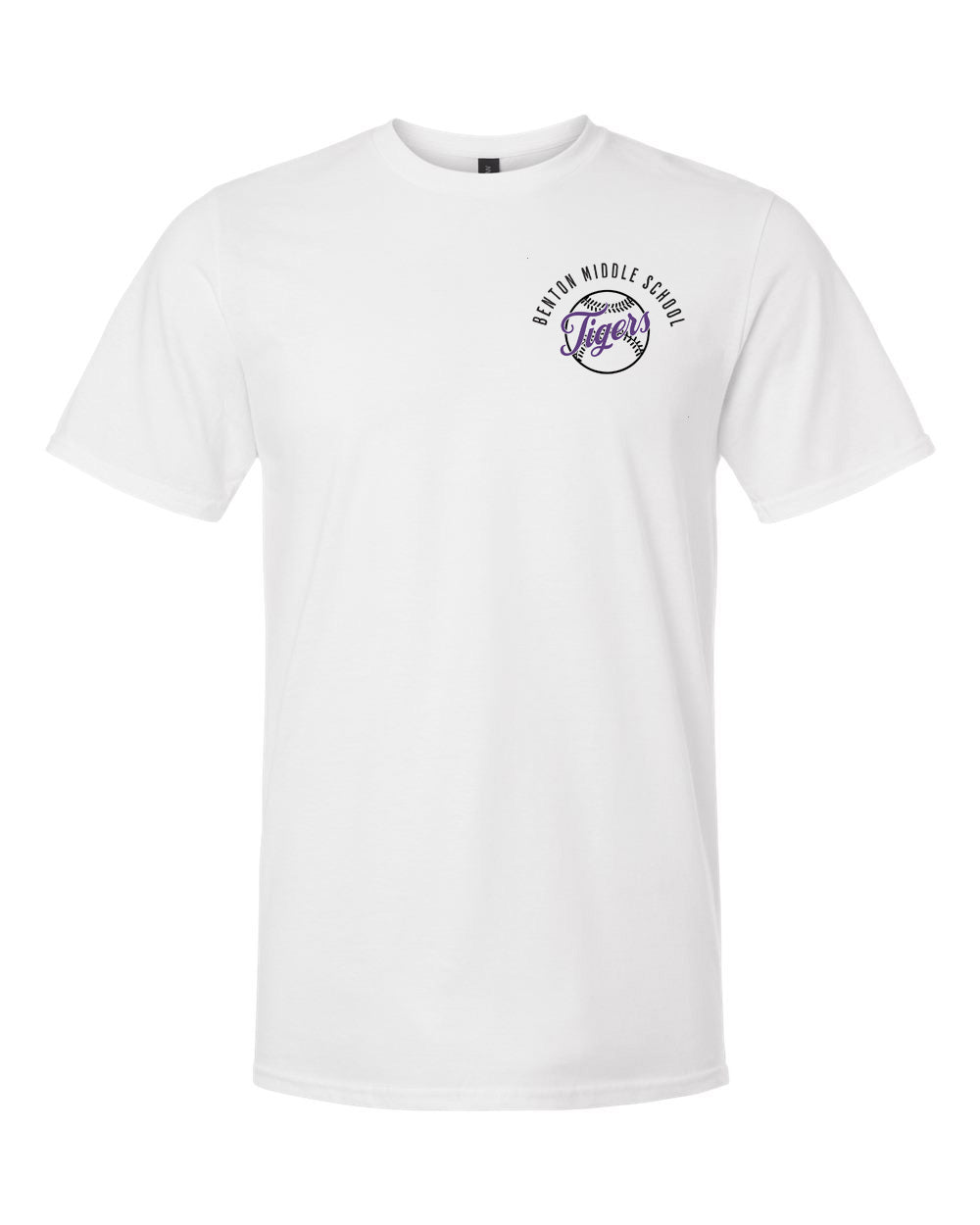 Benton MS Tigers Vintage Baseball Tee – personalization preview 5