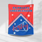 Patriots Personalized Cheer Blanket