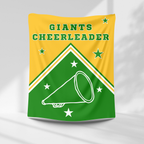 Giants Personalized Cheer Blanket – personalization preview 1