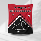 Titans Personalized Cheer Blanket – personalization preview 1
