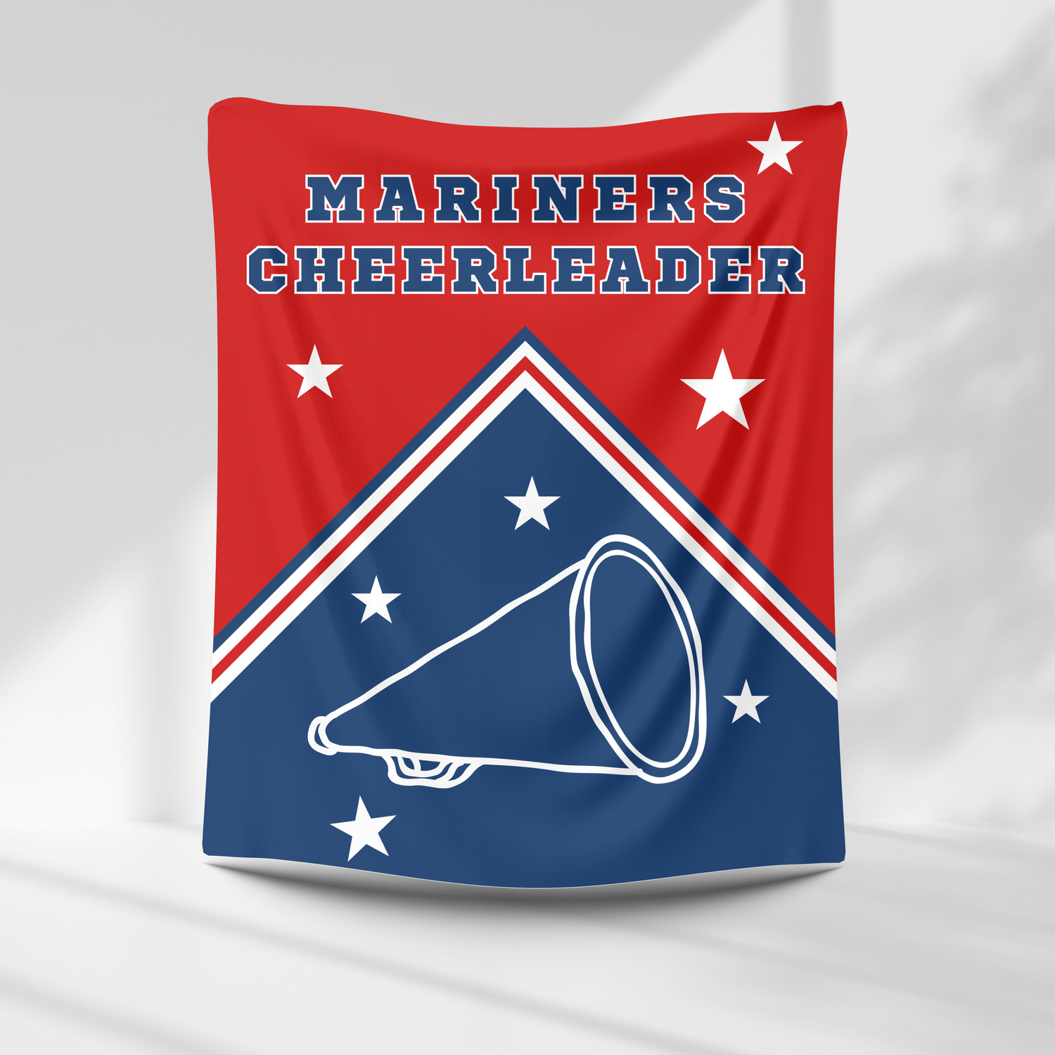 Mariners Personalized Cheer Blanket – personalization preview 1