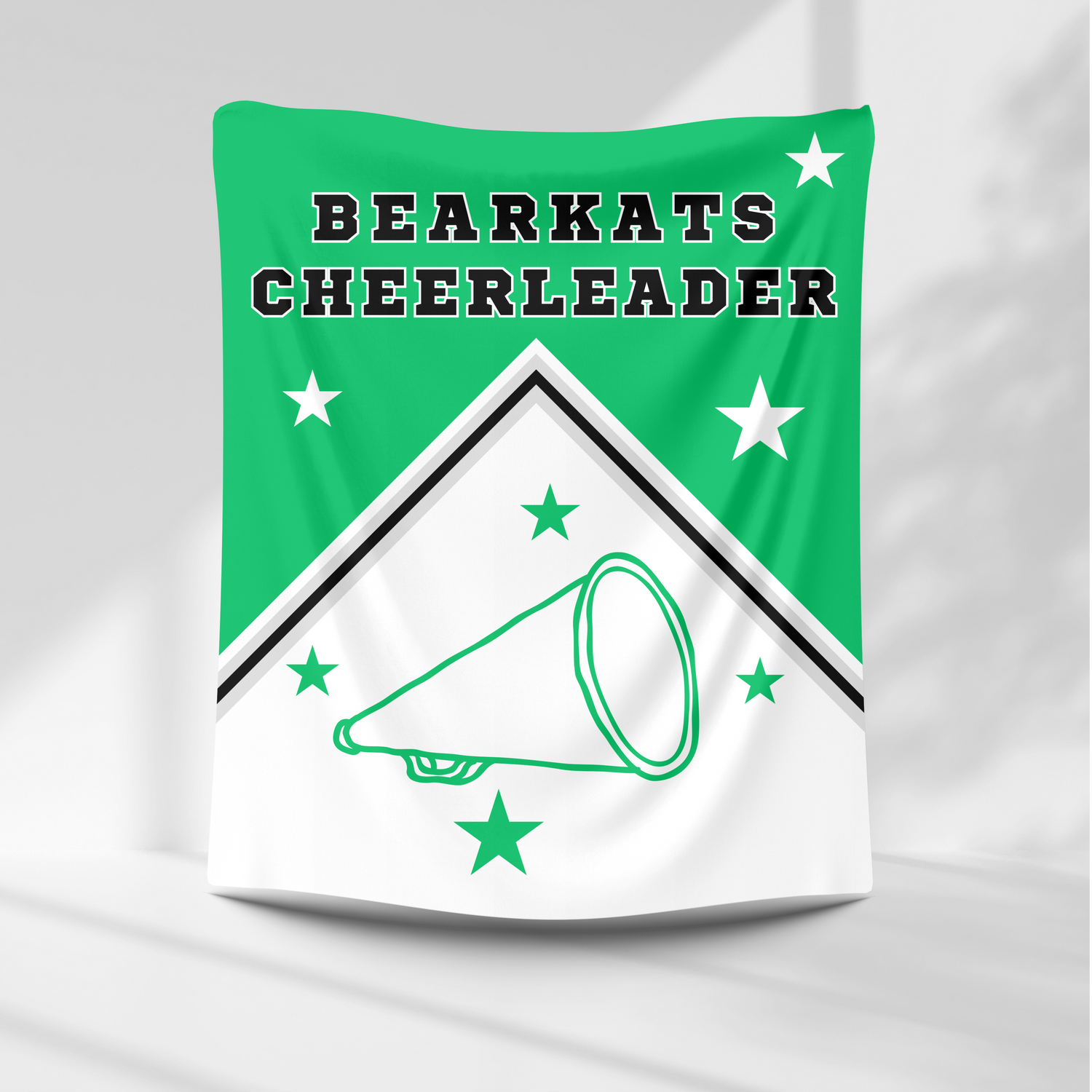 Bearkats Personalized Cheer Blanket – personalization preview 1
