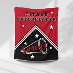Titans Personalized Cheer Blanket